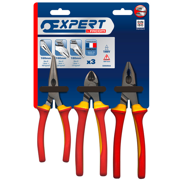 Jeu de pince isolé PRO EXPERT By FACOM