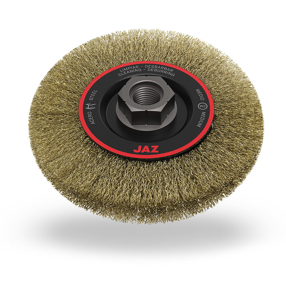 Brosse circulaire laitonnée JAZ