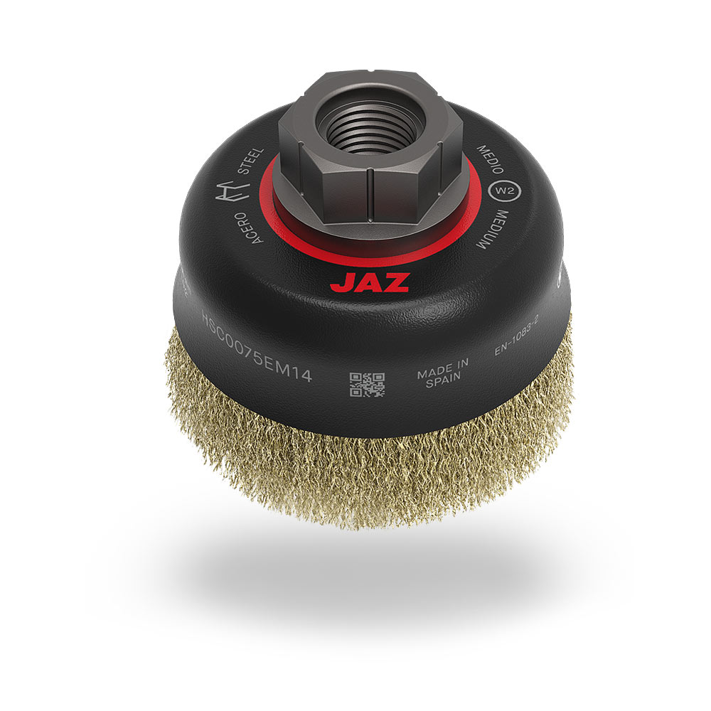 Brosse soucoupe laitonnée JAZ