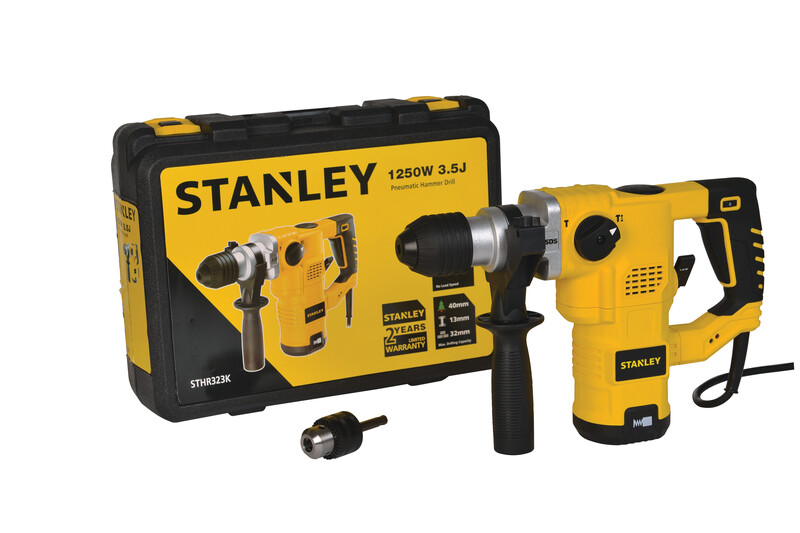 Marteau perforateur burineur SDS Plus, 3modes 32mm 1250W STANLEY