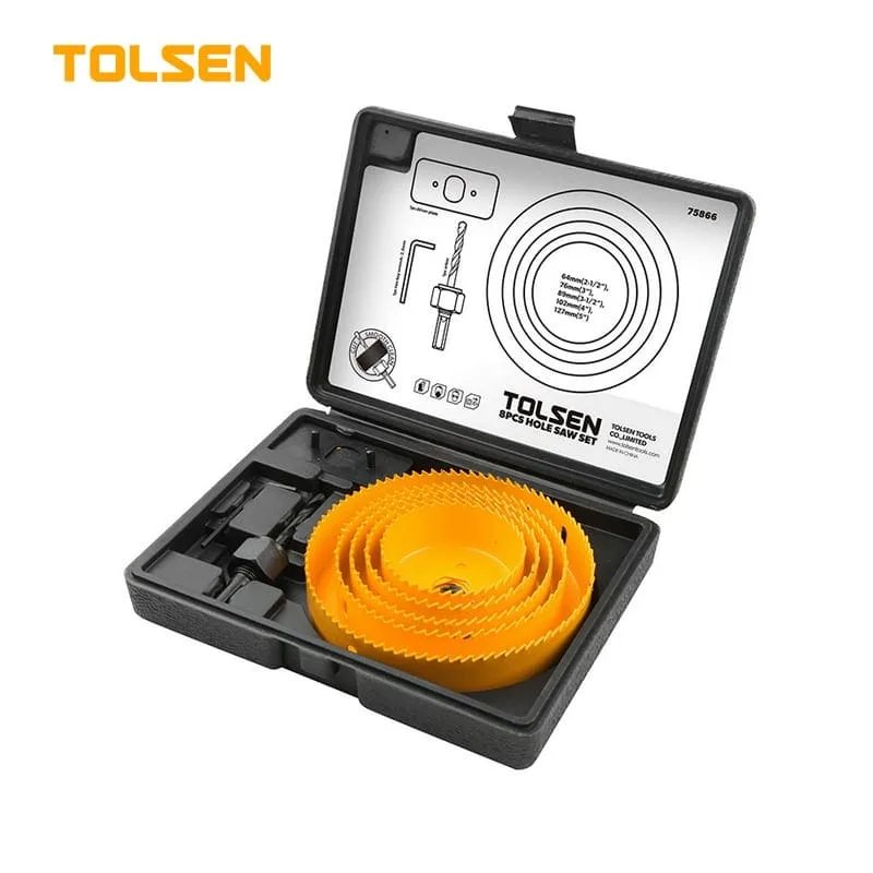 Coffret de scies cloches TOLSEN