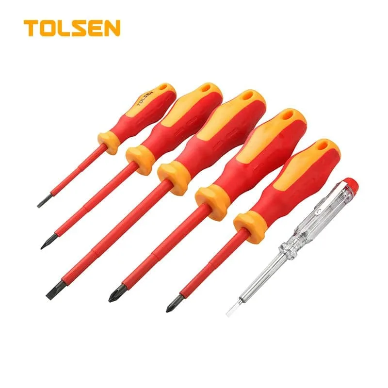 Jeu de tournevis PRO isolé TOLSEN